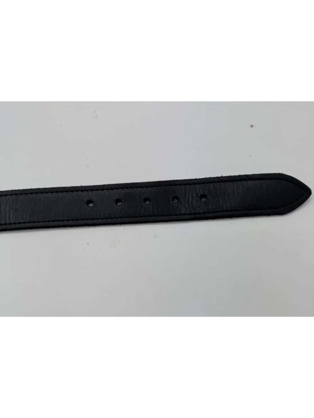 Strong Leather Co Black Leather Belt With Brass Buckle Tactical Classic Design